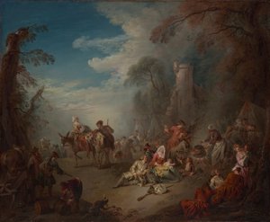 Truppen in Ruhe, ca. 1725
