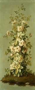 Dekorative Paneele mit Blumen von Jean Baptiste Pillement