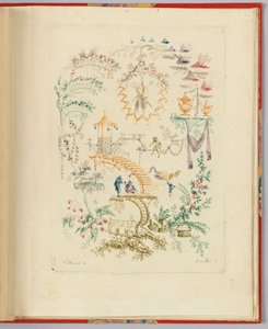 Ornamentales Design aus "Nouvelle suite de cahiers chinois a l