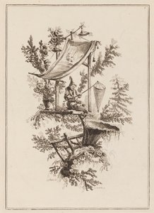 Platte 2, "Suite de douze Pêcheurs et Chasseurs" von Jean Baptiste Pillement