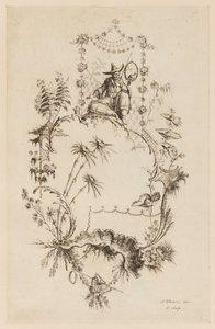 Tafel 3, aus "Ein neues Buch chinesischer Ornamente" von Jean Baptiste Pillement