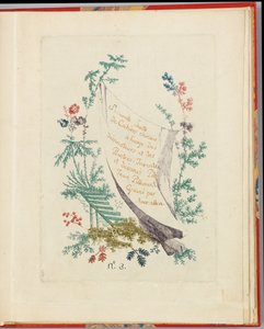 Titelseite, Platte 1 aus "Nouvelle suite de cahiers chinois a l