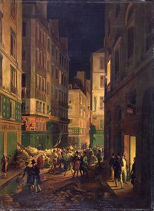 Ankunft von Louis-Philippe (1773-1810) im Palais-Royal, 30. Juli 1830, nach einem Gemälde von Horace Vernet, 1836