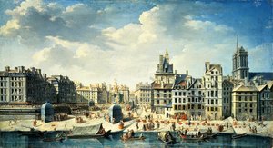 Ein Platz am Ufer der Seine in Paris