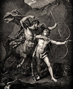 Die Erziehung des Achilles durch Chiron, um 1798