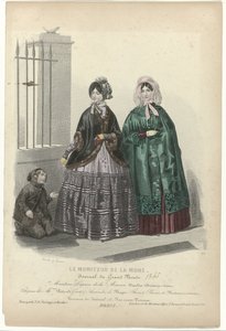 Le Moniteur de la Mode, 1845, Nr. 95: Mantel & Caprice de la Maison