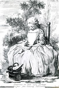 Die Unschuld, ca. 1738 von Jean Baptiste Simeon (after) Chardin