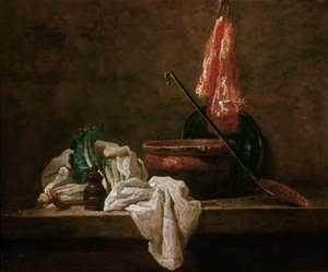 Stillleben mit Selleriewurzel, 1732