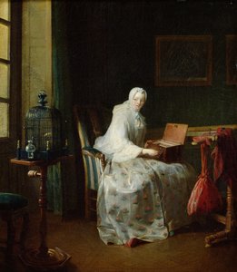 Die Vogelorgel oder Eine Frau, die ihre Vergnügungen variiert, 1751