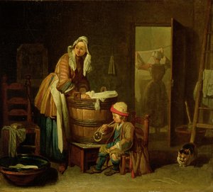 Die Wäscherin von Jean Baptiste Simeon Chardin