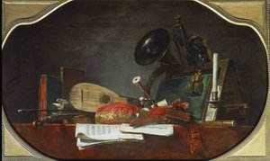 Die Attribute der Musik Stillleben