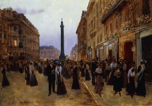 La Rue de la Paix von Jean Beraud