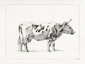 Stehende Kuh (1820) von Jean Bernard
