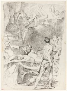 Martyrium der Heiligen Processus und Martinian von Jean Bernard Restout