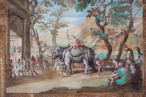 Bacchus zieht triumphal in Theben ein