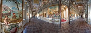 Orbikularansicht der Bacchus-Galerie