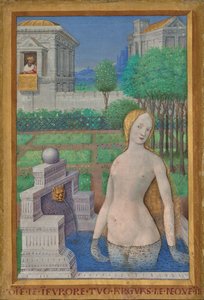 Bathseba beim Baden aus den Stunden von Ludwig XII