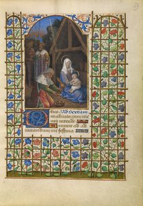 Die Anbetung der Könige von Jean Bourdichon