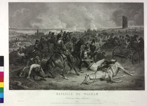 In der Schlacht von Wagram am 5. und 6. Juli 1809