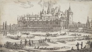 Schloss an einem Fluss