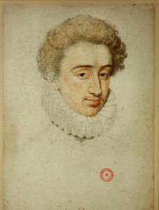 Der zukünftige König Heinrich IV von Frankreich zur Zeit seiner Heirat mit Margarete von Valois von Jean Clouet