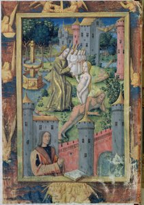 Die Erschaffung Evas aus dem Stundenbuch von Louis von Orleans, 1490