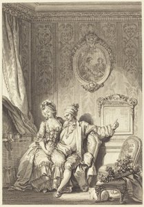 Der Kalender der Alten von Jean Dambrun after Jean Honoré Fragonard