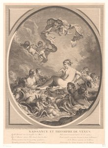 Geburt und Triumph der Venus von Jean Daullé