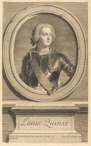 Ludwig XV. von Jean Daullé after Hyacinthe Rigaud