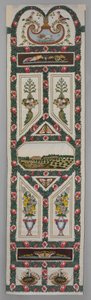 Verdures du Vatican, ca. 1799 (gewebte Seide und Metallfaden mit Stickerei)