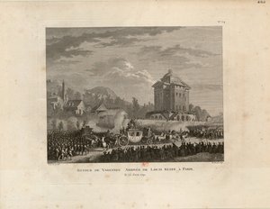 Rückkehr aus Varennes, Ankunft von Louis Capet in Paris, 1802