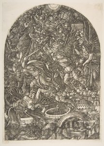 Sankt Michael und der Drache, aus der Apokalypse, n.d.
