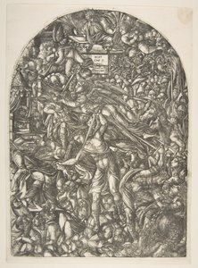 Der Engel, der die sechste Posaune bläst, aus der Apokalypse