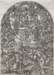 Die Apokalypse: St. Johannes wird in den Himmel gerufen, 1555