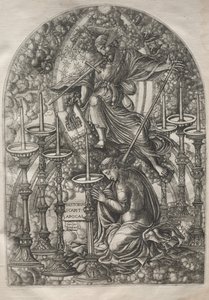 Die Apokalypse: St. Johannes sieht sieben goldene Leuchter
