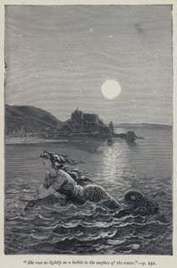 "Sie stieg leicht wie eine Blase an die Wasseroberfläche" von Jean Edouard Dargent