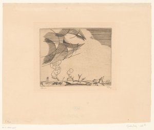 Landschaft mit Rauchschwaden von Jean Emile Laboureur (signed by artist)
