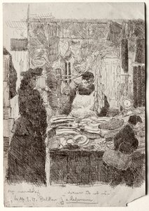 Auf dem alten Markt von Jean Emile Laboureur