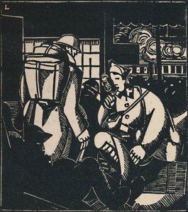 Die Soldaten am Bahnhof, 1919