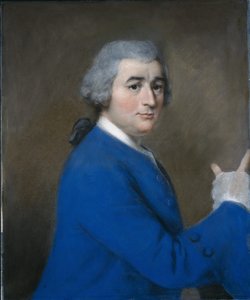 David Garrick in hohem Mantel