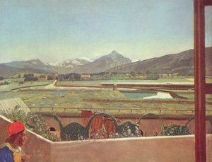 Landschaft bei Genf von Jean-Étienne Liotard