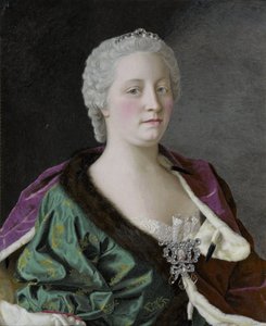Maria Theresia von Österreich, Königin von Ungarn und Böhmen, und Römisch-Deutsche Kaiserin von Jean Étienne Liotard