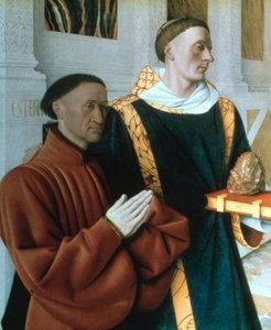 Etienne Chevalier und St. Stephan, um 1450