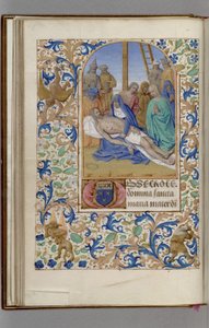 Pietà Stundenbuch von Jean Fouquet