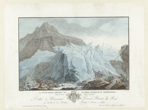 Gletscher bei Grindelwald von Jean Francois Janinet