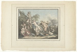 Hirtinnen und Satyrn von Jean Francois Janinet