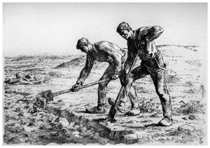 Gräber, um 1835-1875, 1924 von Jean Francois Millet