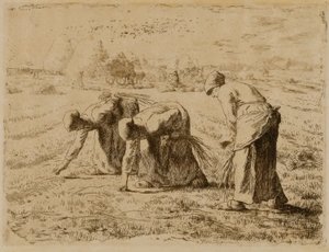 Die Ährenleserinnen von Jean Francois Millet