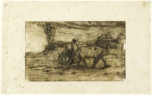Die zwei Kühe von Jean Francois Millet
