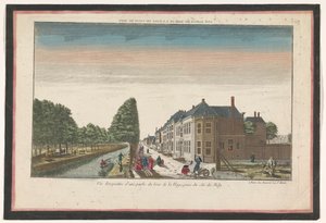 Ansicht des Haagse Bos in Den Haag von der Südseite